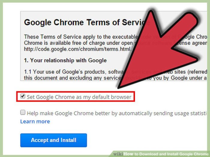 Google chrome how to install